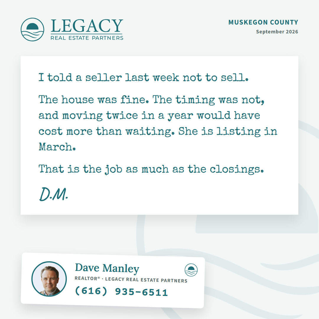 A business card left on the desk