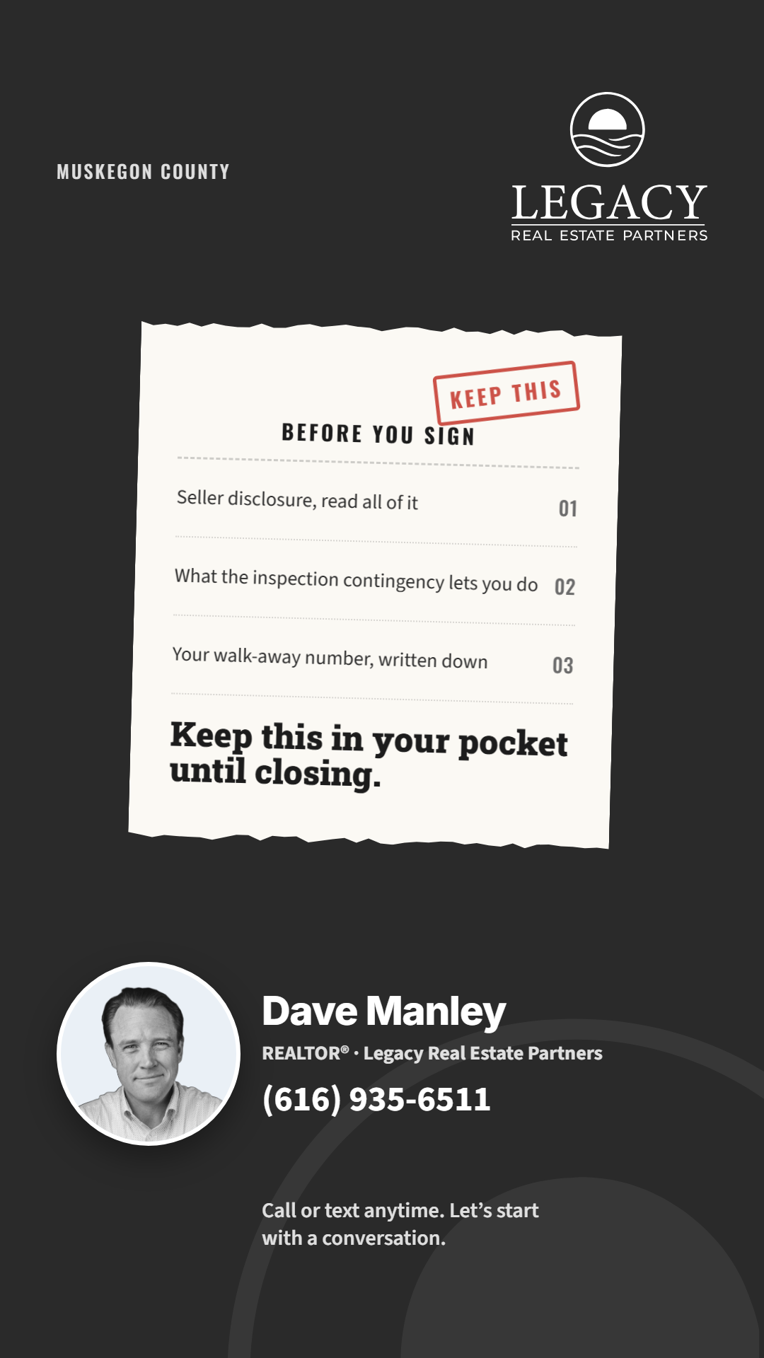 Receipt story